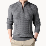 Nuno - Pullover Malha Zíper Curto