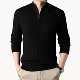 Nuno - Pullover Malha Zíper Curto