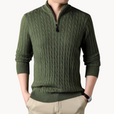 Nuno - Pullover Malha Zíper Curto