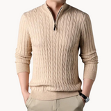 Nuno - Pullover Malha Zíper Curto