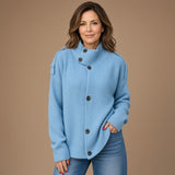 Filipa | Cardigan de Malha com Gola Alta