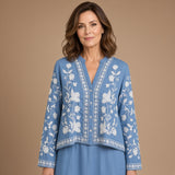 Teodora | CARDIGAN FLORAL ELEGANTE