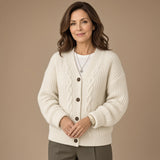 Matilde | Cardigan de Malha Entrançada