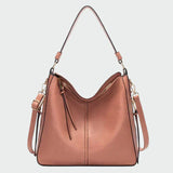 Bolsa hobo de couro clássica