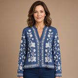 Teodora | CARDIGAN FLORAL ELEGANTE