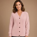 Adriana | Cardigan de Malha Entrançada