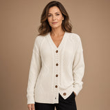 Adriana | Cardigan de Malha Entrançada